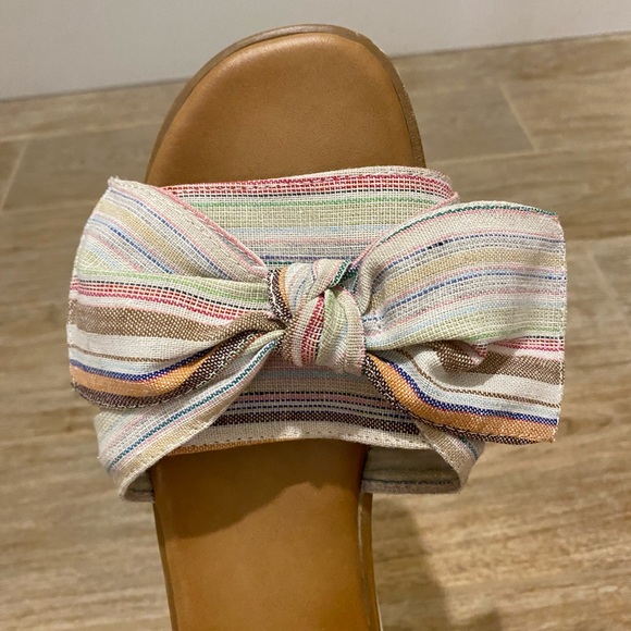 Platform Ana Bow sandals - Picture 3 of 3